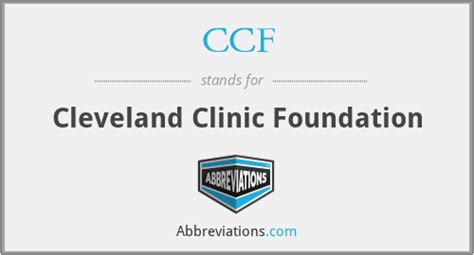 ccf stands for medical